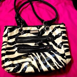 Rosetti zebra purse